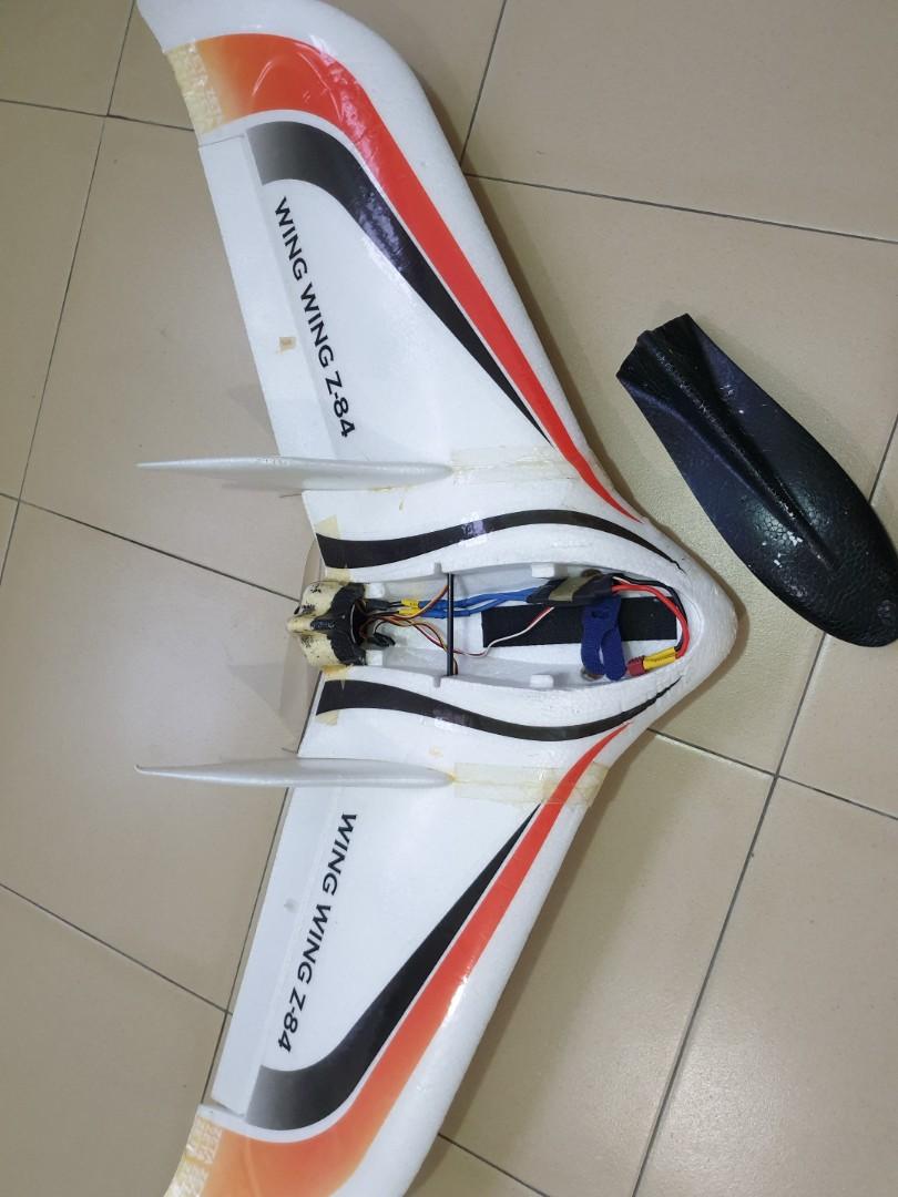 Wing wing Z84 845mm rc plane, Hobbies & Toys, Toys & Games on Carousell