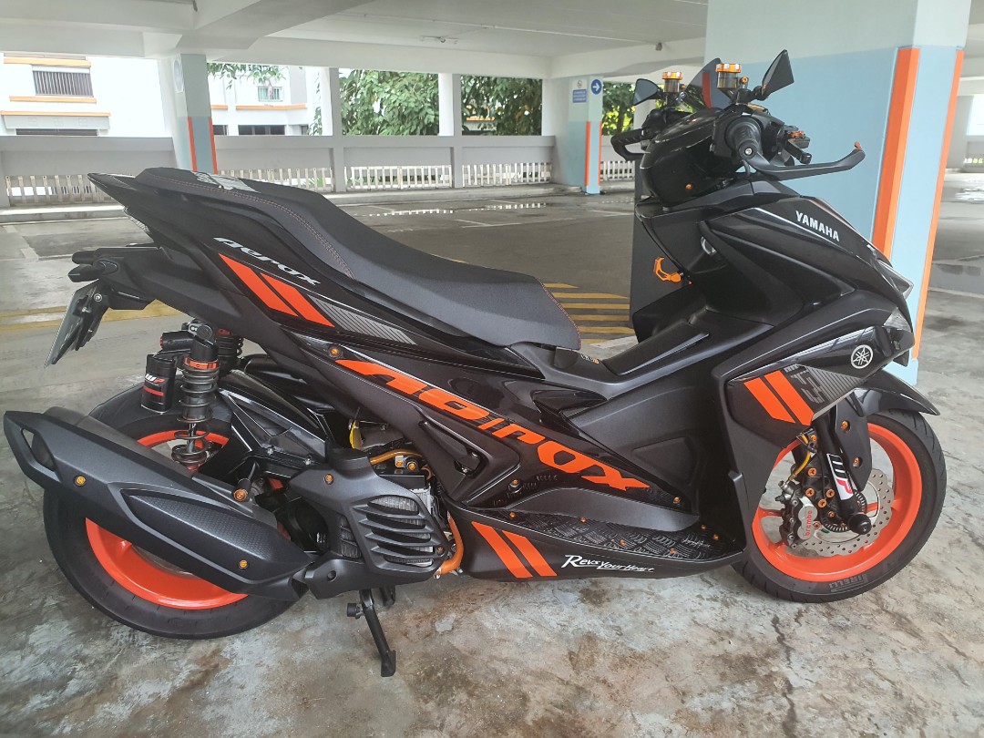 Yamaha Aerox, Motorcycles, Motorcycles for Sale, Class 2B on Carousell