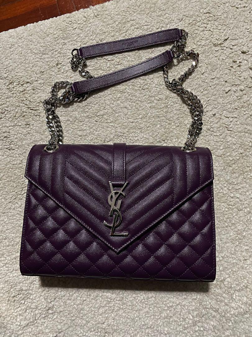 Purple ysl 2025 bag