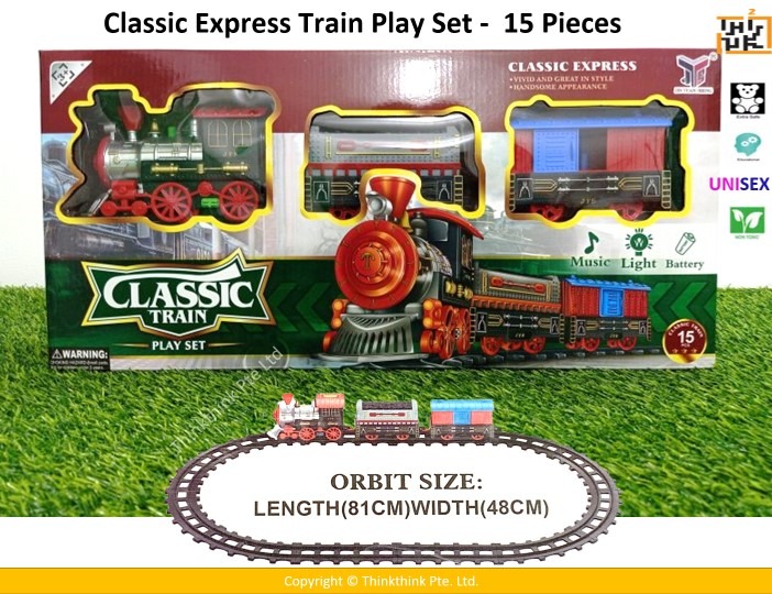 Classic train play set hot sale
