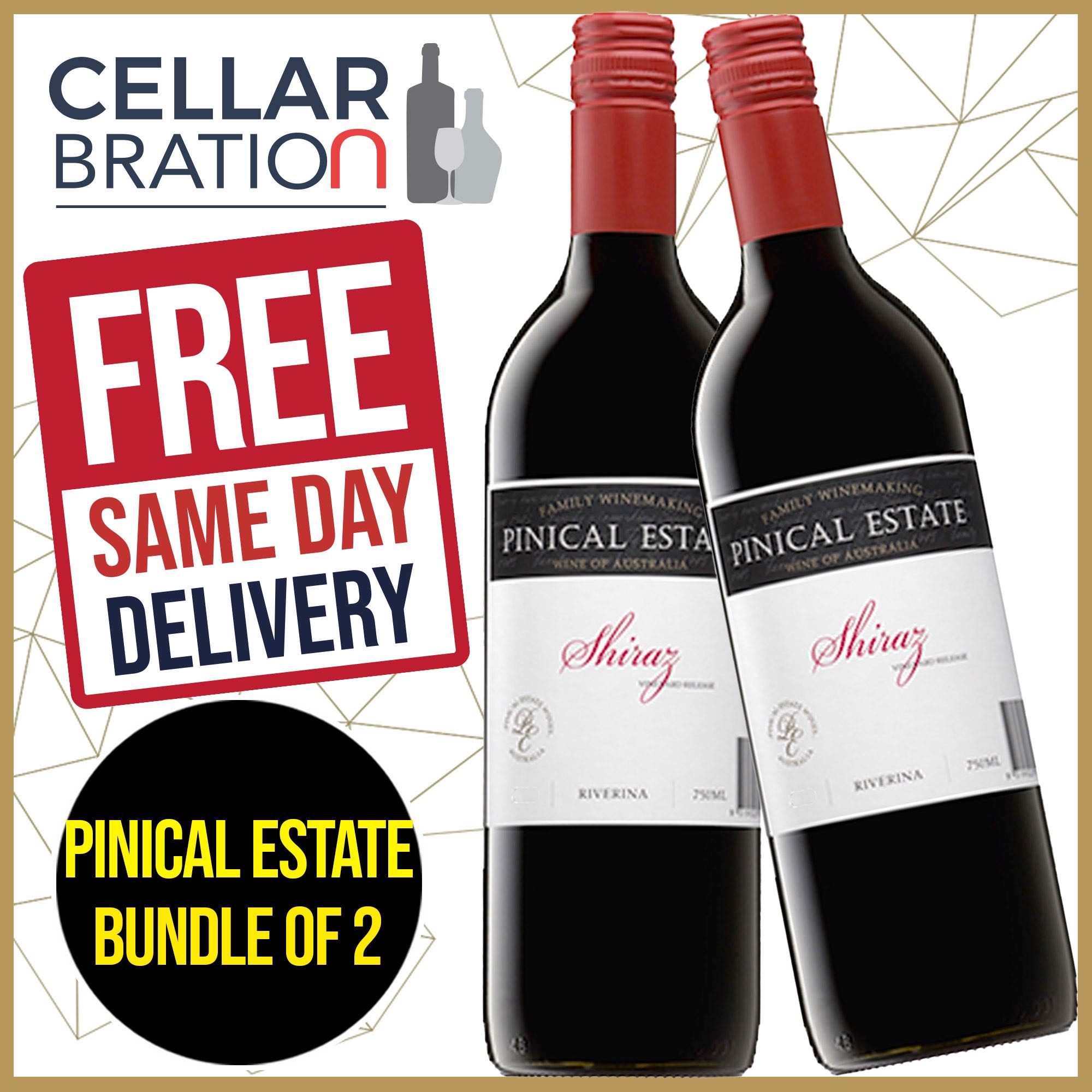 [SAME DAY DELIVERY] 2018 Pinical Estate Shiraz Red Wine 750ml x 2 ...