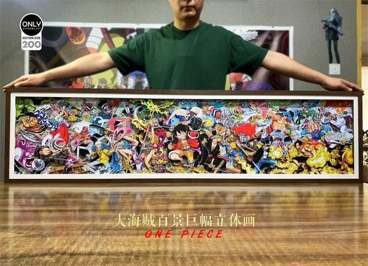 神秘畫廊大海賊百景3d紙藝立體帶框裝飾畫 興趣及遊戲 玩具 遊戲類 Carousell