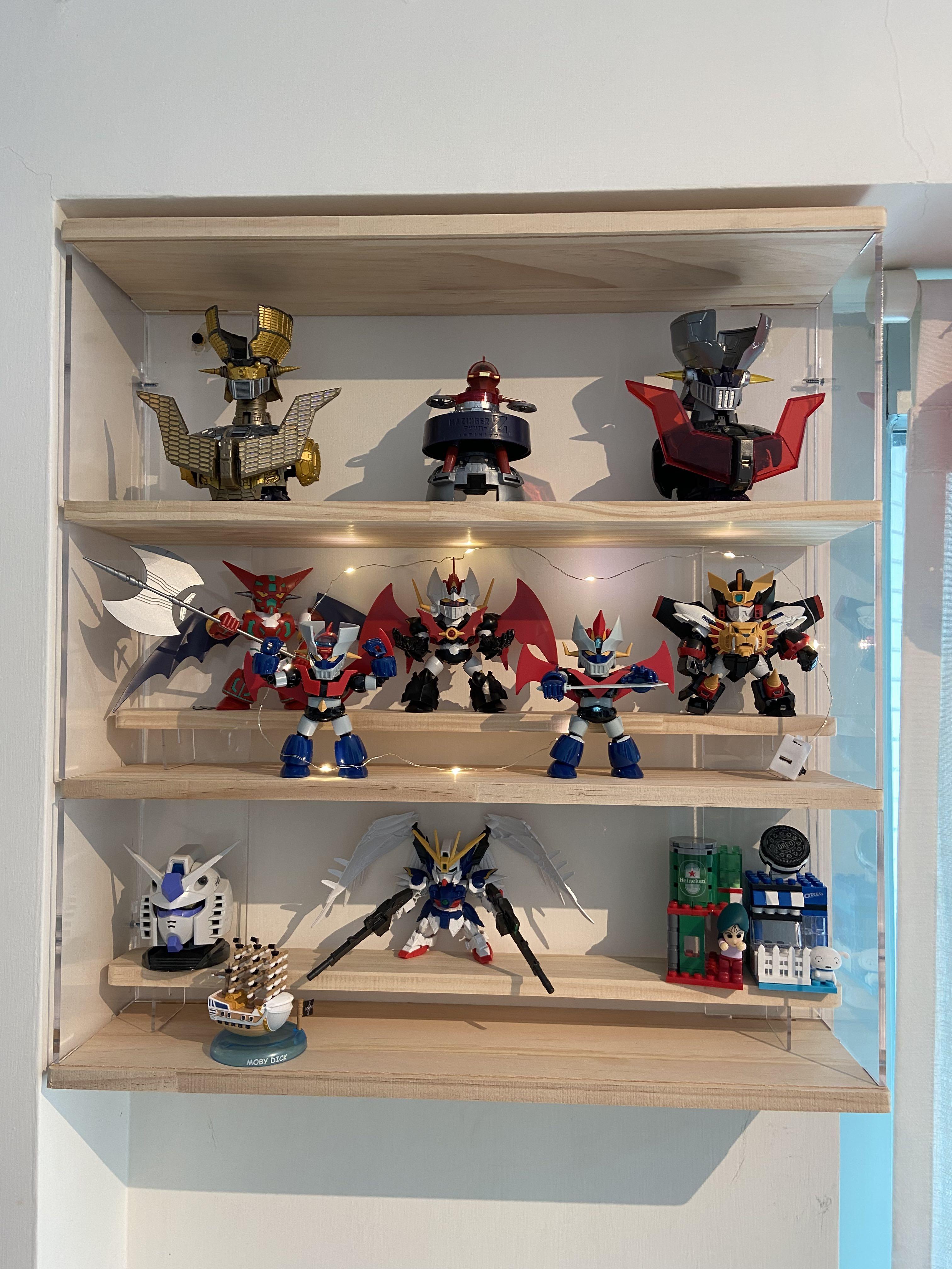 玩具架層架展示架玩具箱玩具櫃模型架模型收納玩具收納toys Box Toys Display 鐵甲萬能俠高達海賊王 興趣及遊戲 玩具 遊戲類