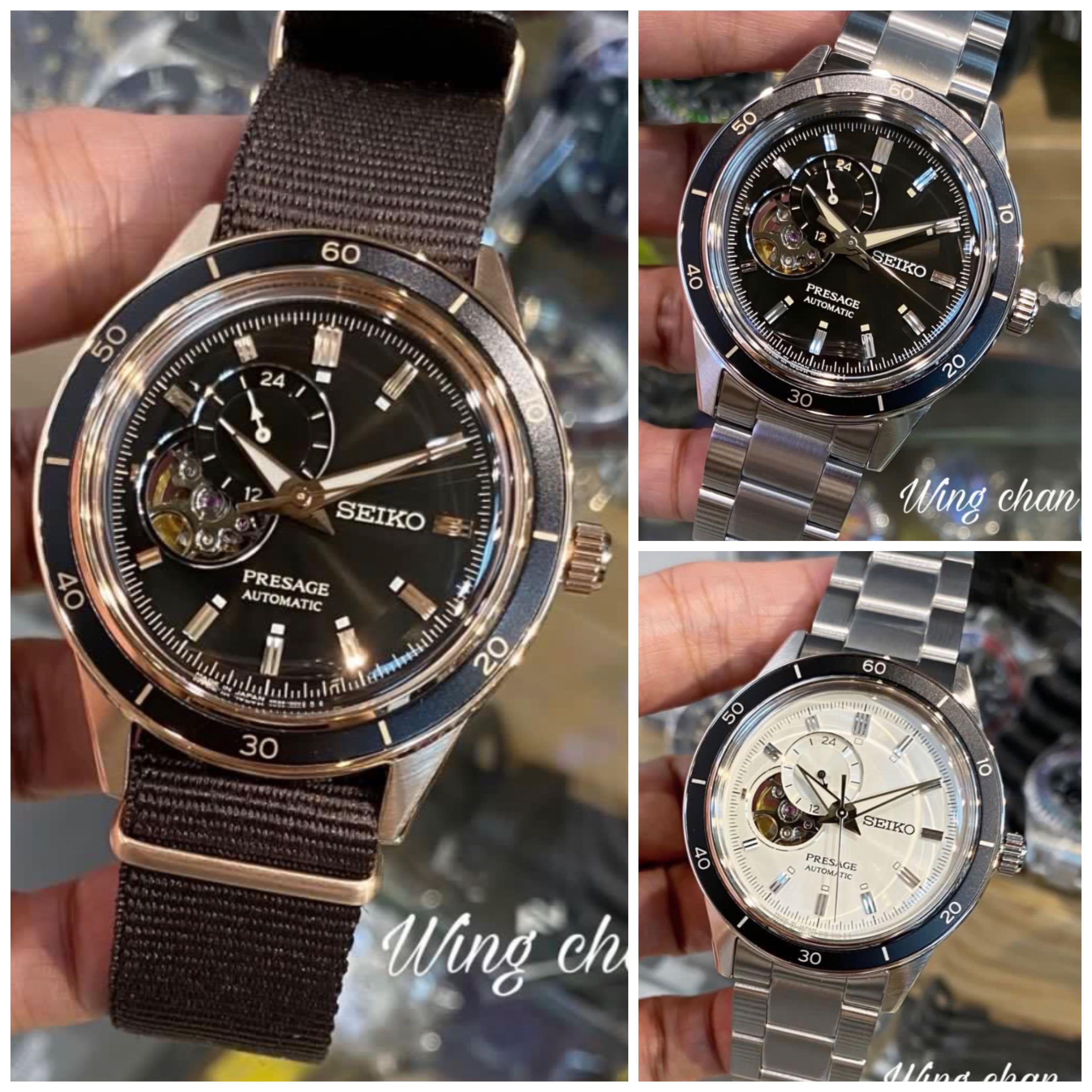 💰歡迎再查詢💰 全新行貨有門市SEIKO AUTOMATIC WATCH 自動機械手錶SSA423J1 白面/ SSA425J1 黑面/  SSA426J1 啡面, 男裝, 手錶及配件, 手錶- Carousell