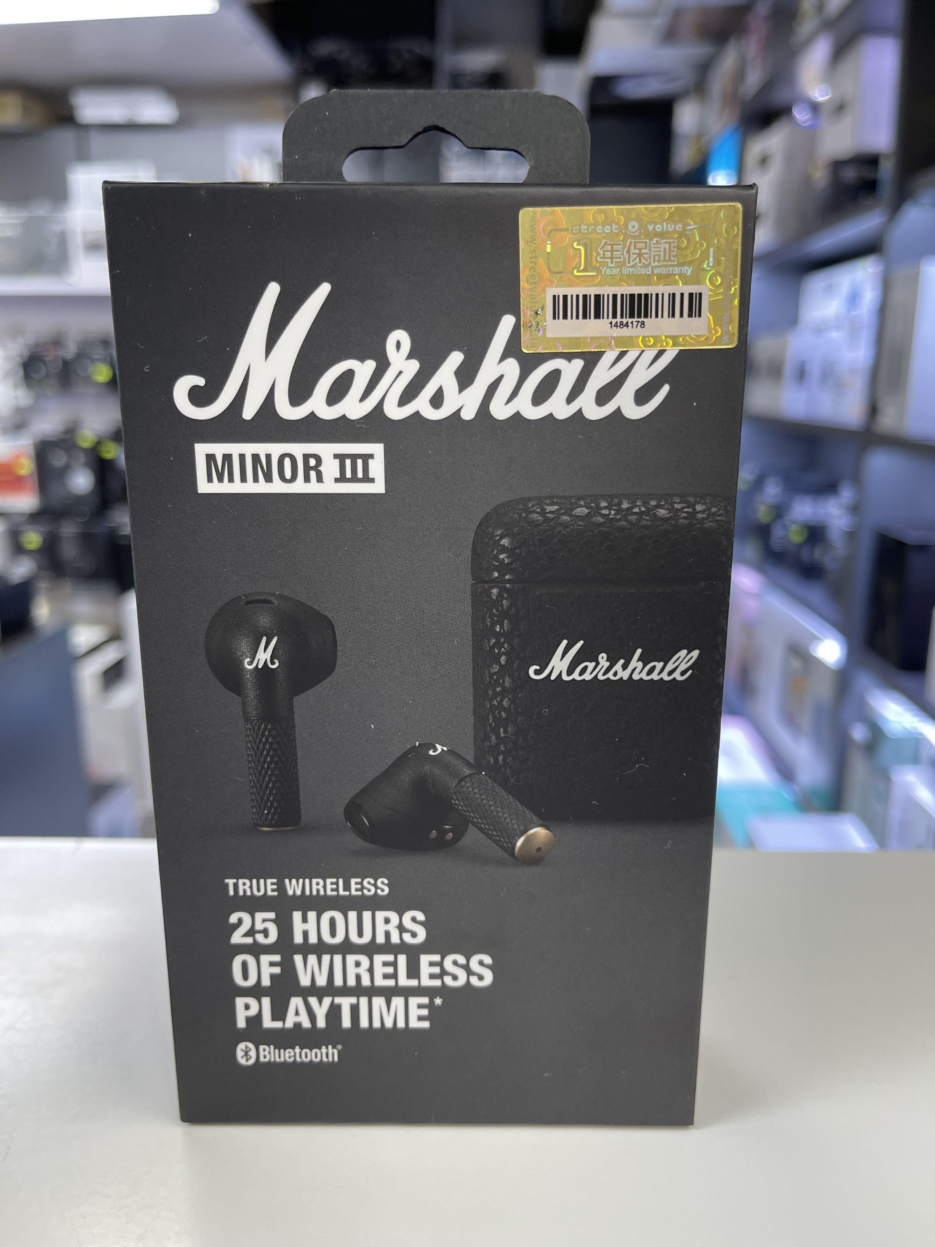 全新行貨現貨] Marshall Minor III 真無線藍牙耳機, 音響器材, 頭戴式 