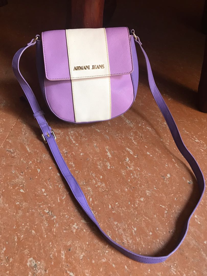armani jeans sling bag