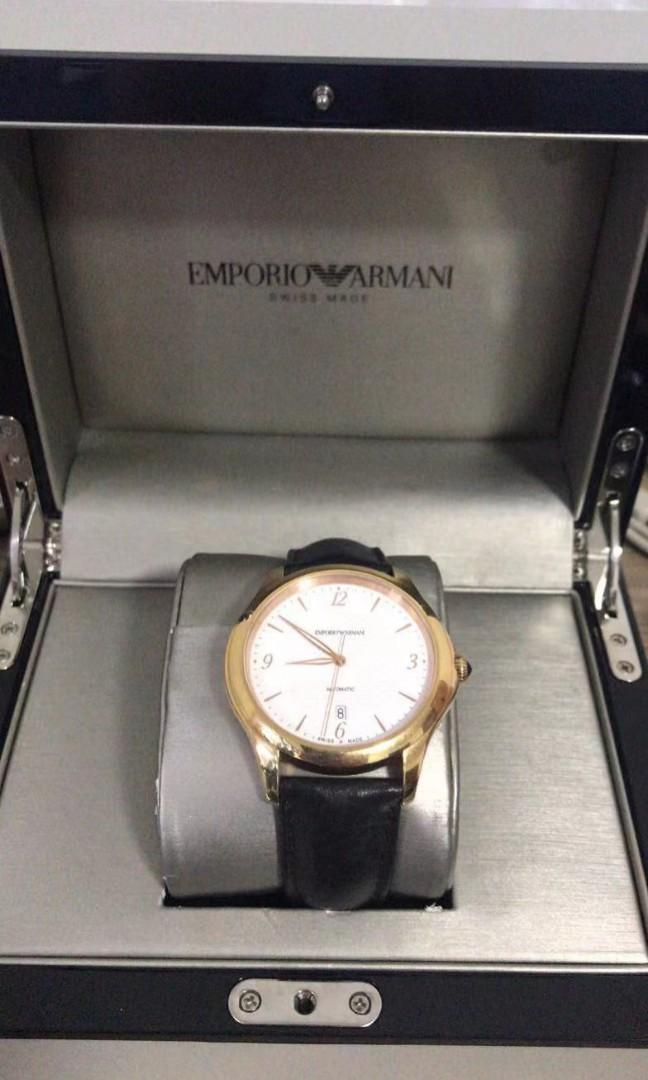 Emporio Armani second hand watch, Men's Fashion, Watches & Accessories,  Watches on Carousell