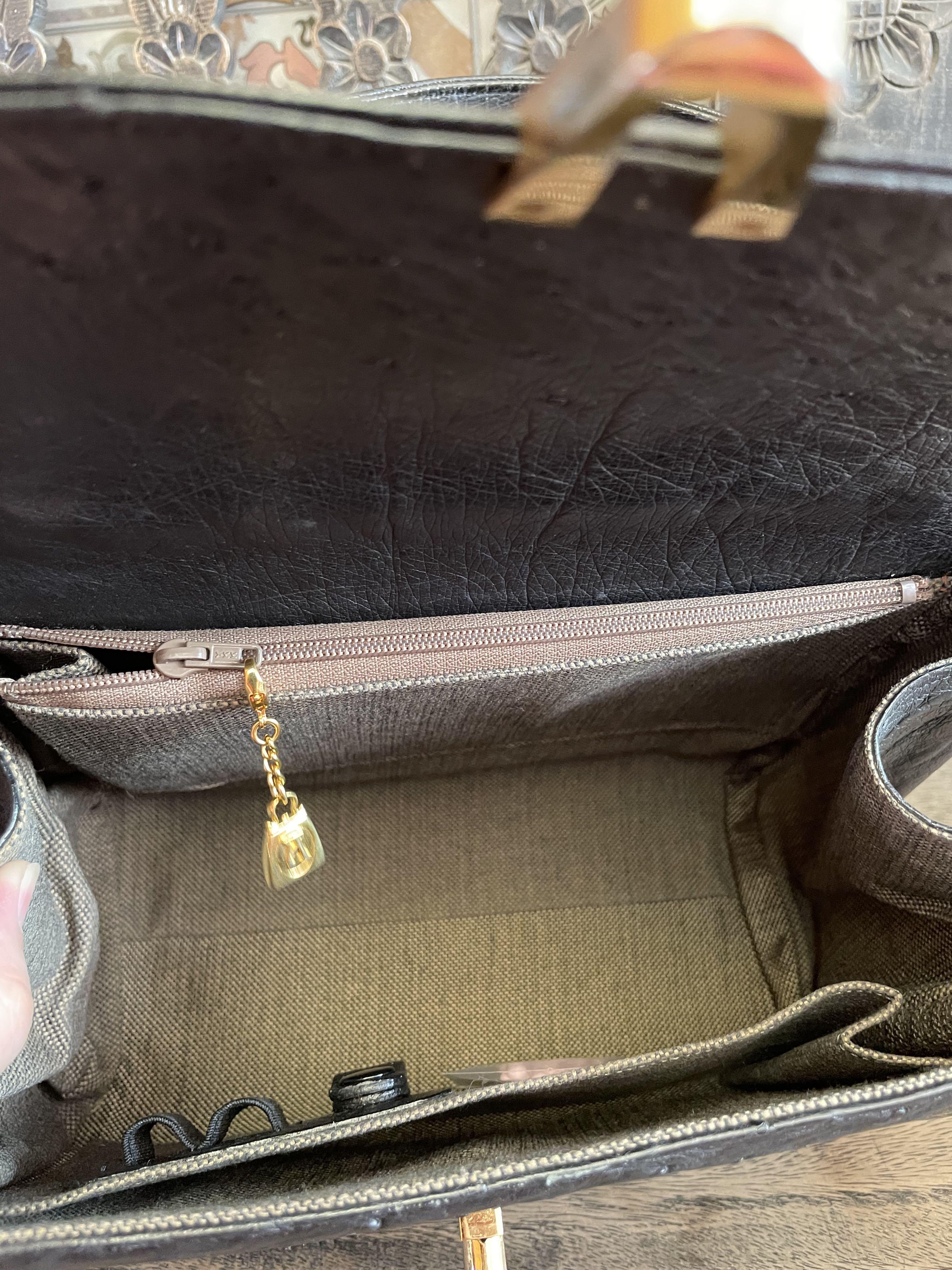 Authentic JRA Ostrich Elegant Handbag (Category: Luxury Bags & Wallets) located in Muntinlupa City. Submitted by phbudgetluxuryfinds (Listing ID 1116770189, Image 3). Description: From Japan Price Slightly Negotiable No signs of use This bag was displayed in the store but never worn Elegant and very stylish .