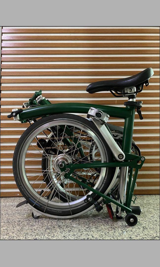 Brompton racing green m6l top