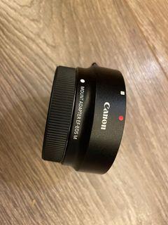 Canon Ef to Eos m mount adapter