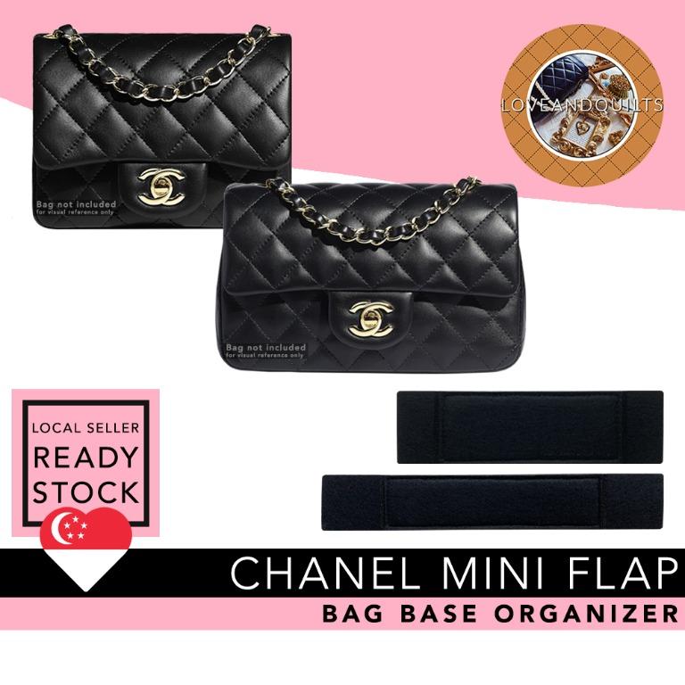 Chanel Mini Square Mini Rectangular Felt Base Shaper Insert, Quality Felt  Bag Shaper Organizer