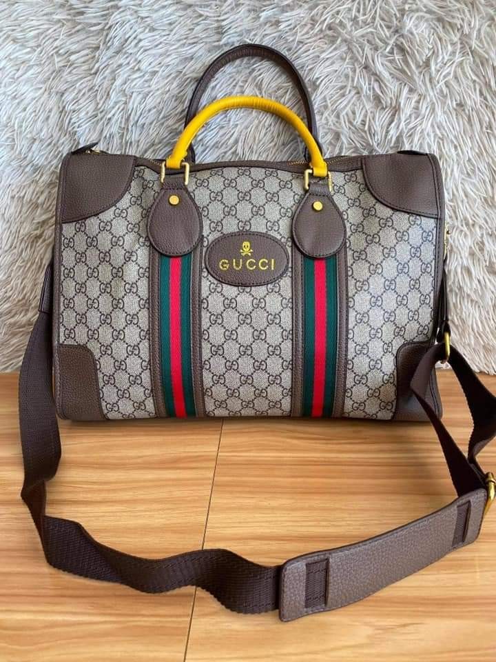 Coded Travel bag Gucci Duffle bag Women s Fashion Bags Wallets Cross body Bags on Carousell