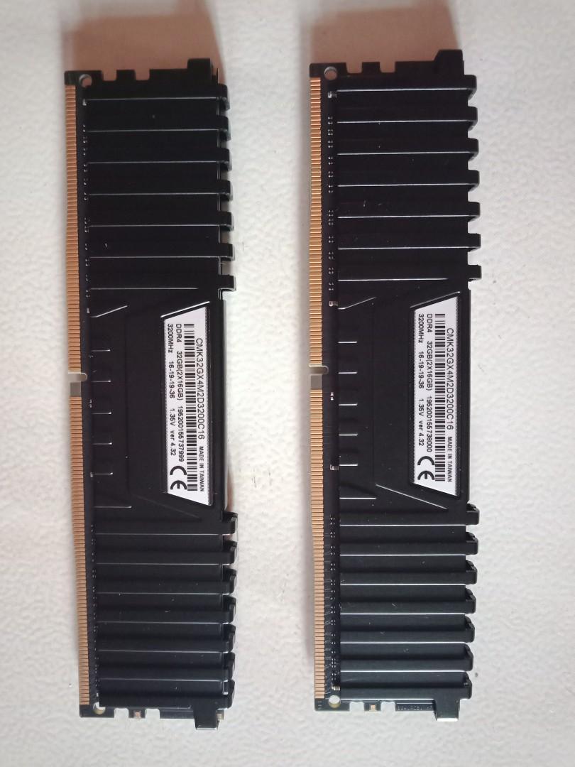 Corsair Vengeance LPX 32GB (2x16GB) DDR4 3200MHz C16 - Black : :  Elektronik