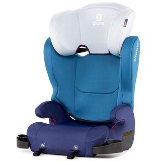 Diono Cambria 2 Latch, 2-in-1 Belt Positioning Booster Seat, High-Back to Backless XL Space and Room to Grow, 8 Years 1 Booster Seat, Blue