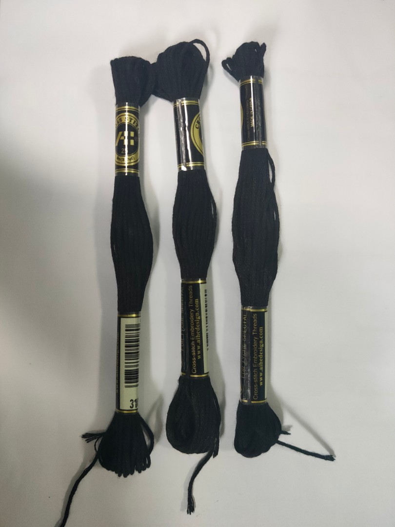 Embroidery black thread, Hobbies & Toys, Stationery & Craft, Craft ...