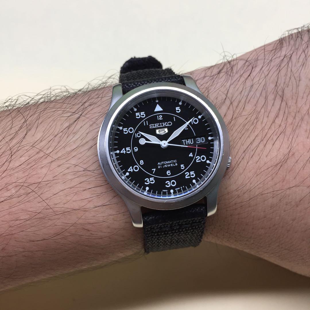 For Sale SNK809 Seiko 5 Automatic Military Dial Men s Fashion
