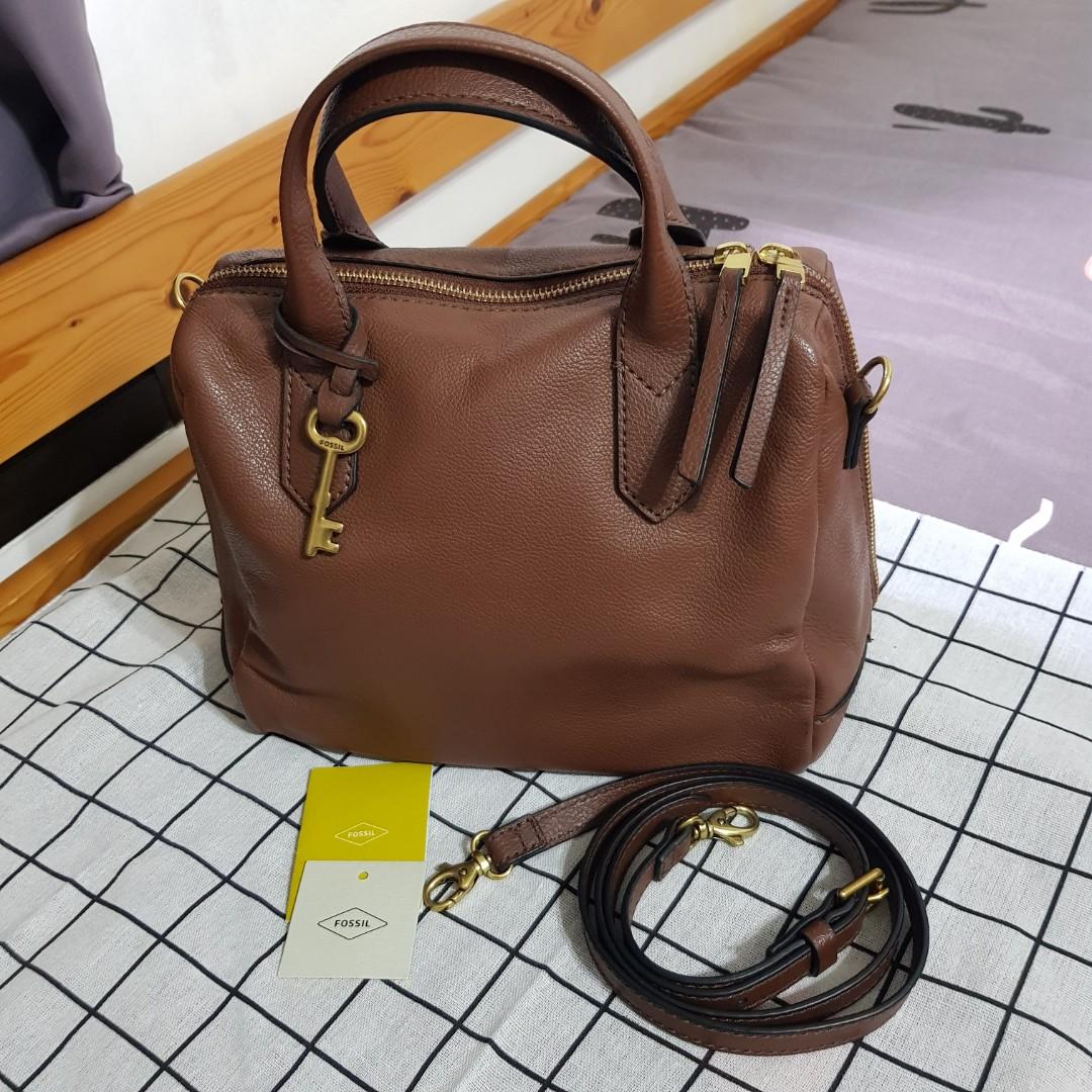 Fossil Fiona Satchel - Brown