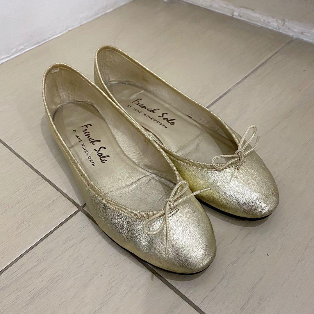 French sole ballet pumps hot sale