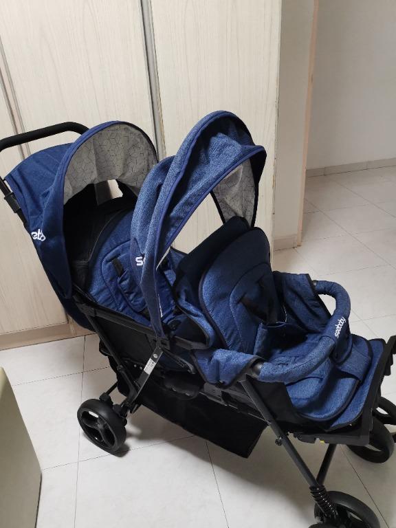 Front back double stroller Babies Kids Going Out Strollers