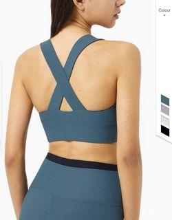 Full Power Pleats padded sports top