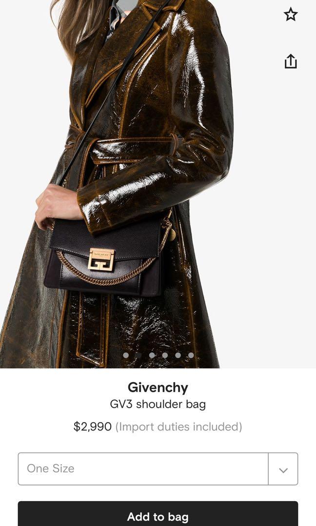 Givenchy sales g3 bag