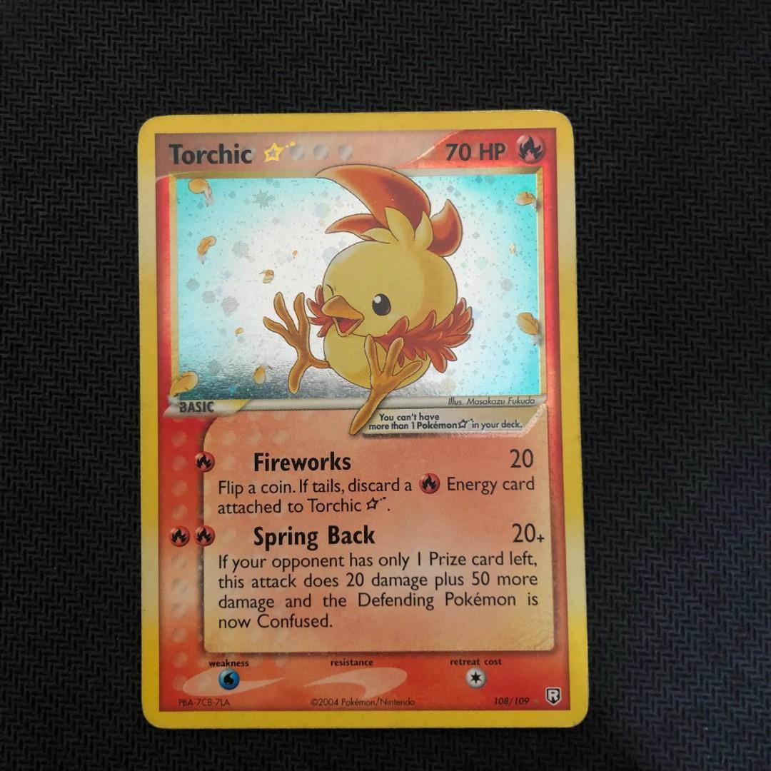Torchic holo cheap card and toy