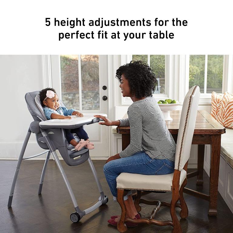 Graco high 2025 chair to table