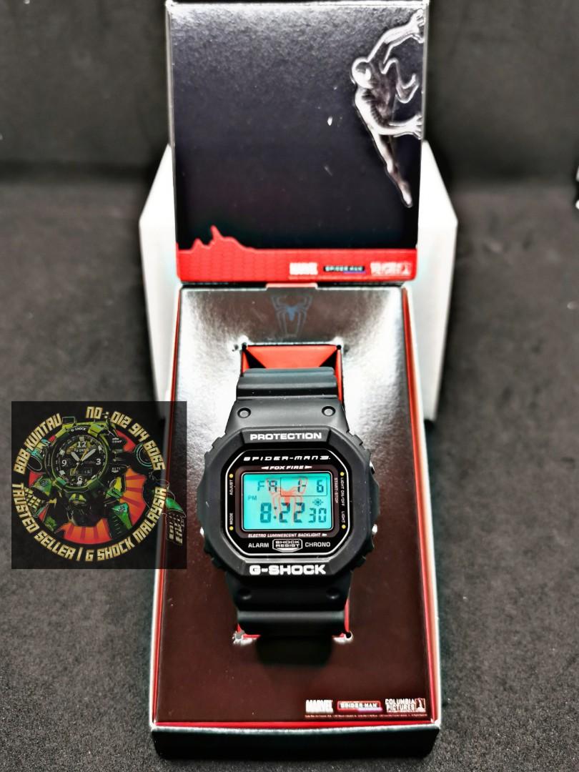 gshock DW5600 SPIDERMAN 3 LIMITED Men s Fashion Watches