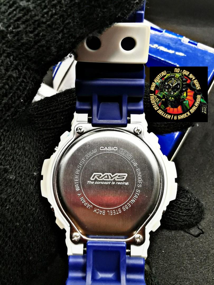 ブログカシオ G-SHOCK DW-6900FS 腕時計 RAYS コラボ デジタル Gショック ジーショック 500本限定 服飾小物 箱付き メンズ CASIO 時計 W6578☆ コラボレーションモデル