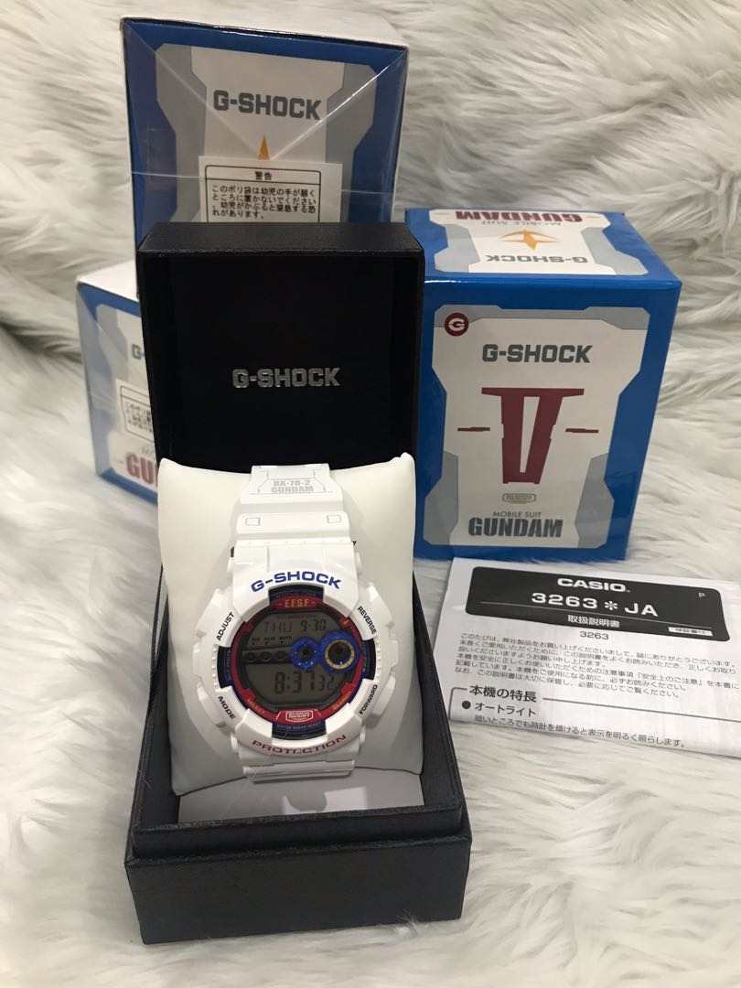 G-Shock X Gundam 35Th Anniversary Gd-100, Men'S Fashion, Watches &  Accessories, Watches On Carousell