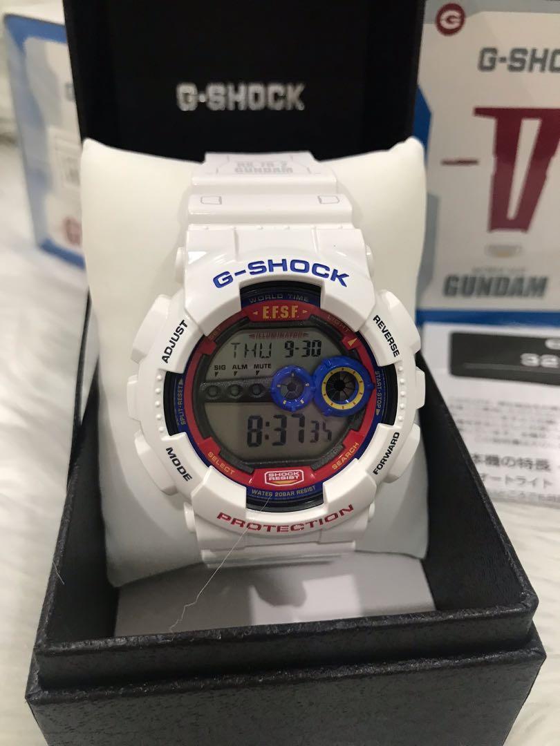 G-Shock X Gundam 35Th Anniversary Gd-100, Men'S Fashion, Watches &  Accessories, Watches On Carousell