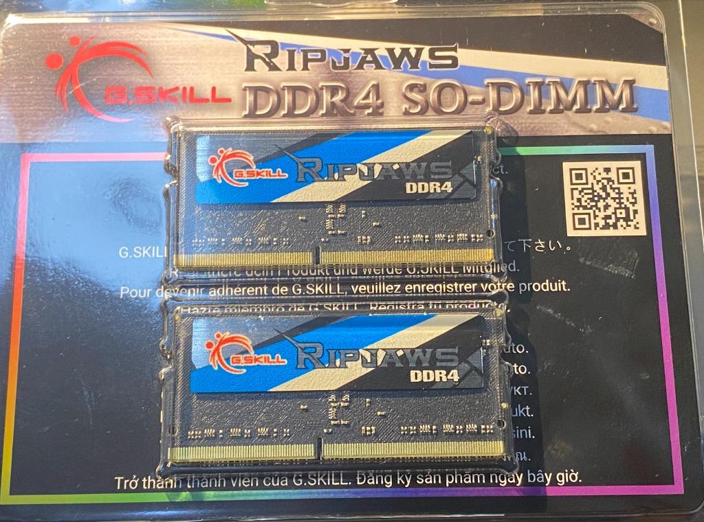 G.Skill RipJaws SO-DIMM Series 32GB (2 x 16GB) DDR4 2400 CL16-16