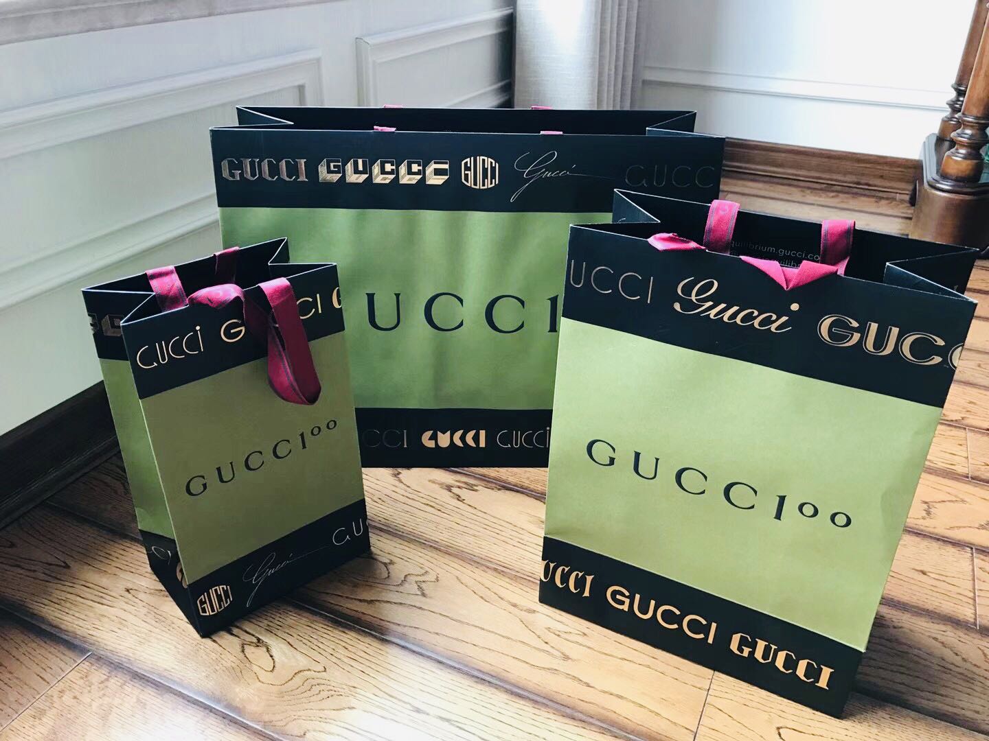 gucci paper bag