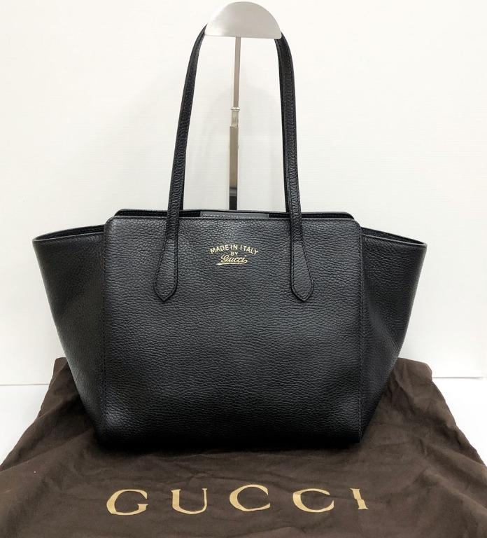 GUCCI 354408 SWING BLACK TOTE BAG 217017933 Women s Fashion Bags Wallets Tote Bags on Carousell