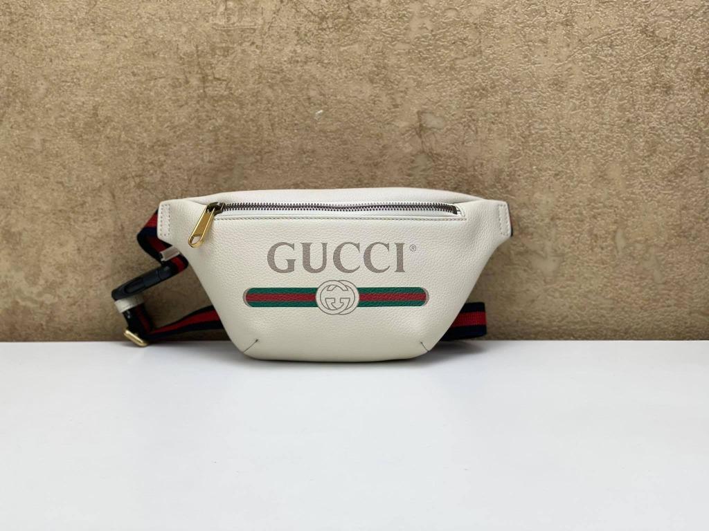 Gucci print mini belt bag deals