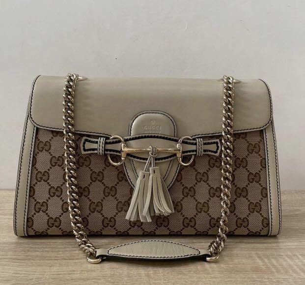 Gucci Emily medium sz 30cm ada carecard, Barang Mewah, Tas \u0026 Dompet di  Carousell