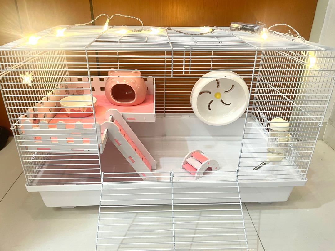 led hamster cage