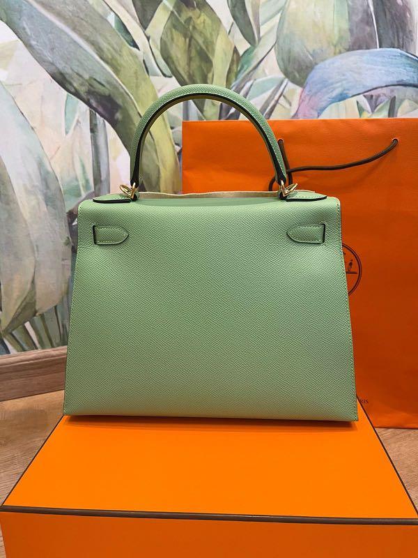 Hermes K28 Vert Criquet Bag