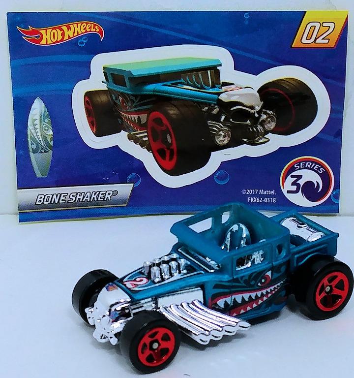 Hot Wheels 2018 Mystery Models Series 3 Bone Shaker, Hobbies & Toys