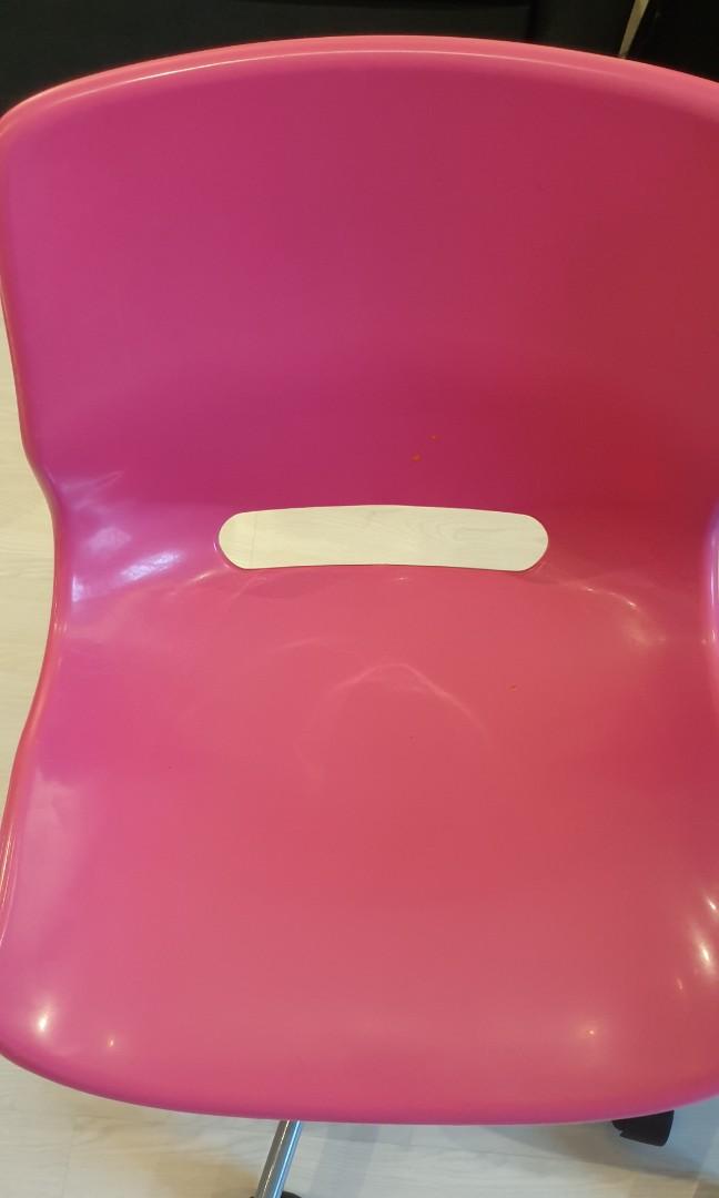 Ikea plastic study chair with wheels, Babies & Kids, Baby Nursery