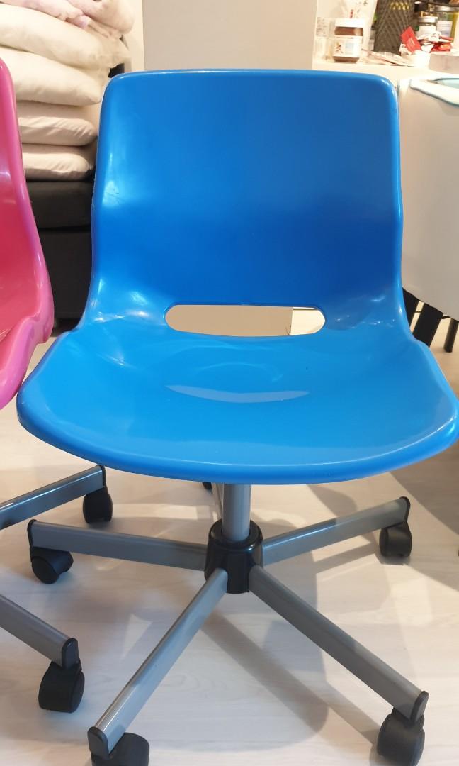 Ikea plastic study chair with wheels, Babies & Kids, Baby Nursery