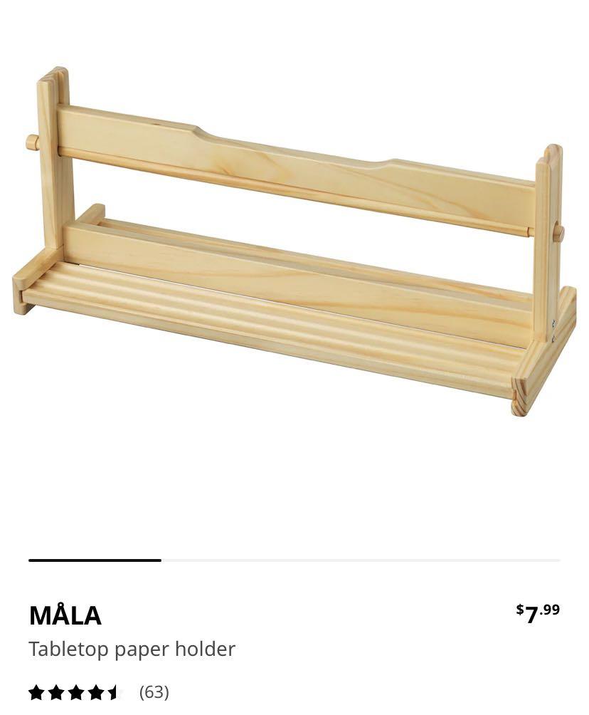 Ikea Mala Tabletop paper roll holder, Hobbies & Toys, Stationery