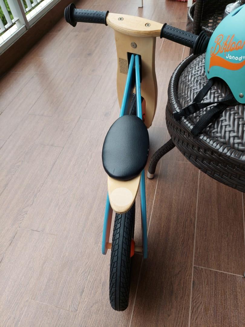 Janod training bike with helmet Babies Kids Infant Playtime on Carousell