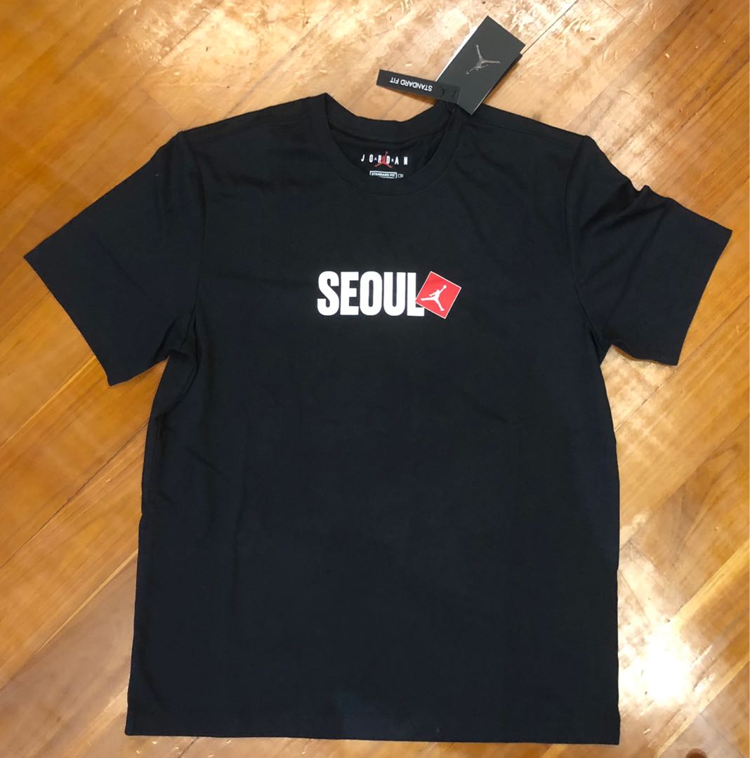 全新Jordan Seoul Nike Tee not ), 男裝, 上身及套裝, T-shirt、恤衫、有領衫- Carousell