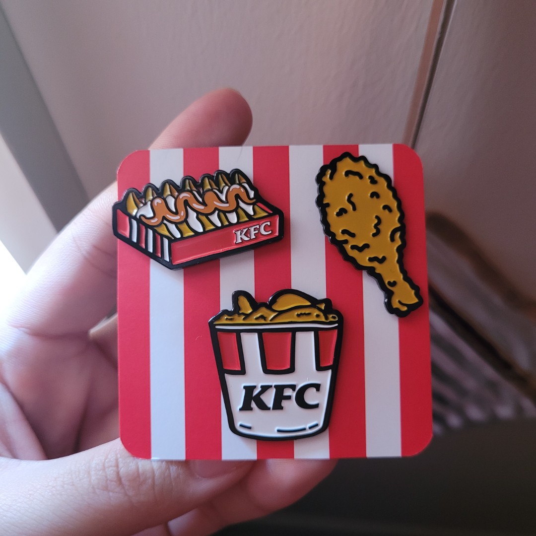 KFC Original Enamel Pins, Hobbies & Toys, Collectibles & Memorabilia