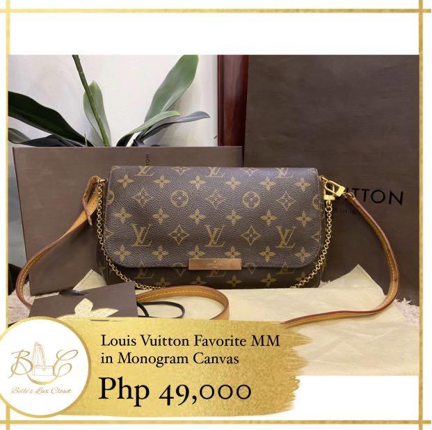Louis vuitton Favorite Mm size Monogram, Luxury, Bags & Wallets on Carousell