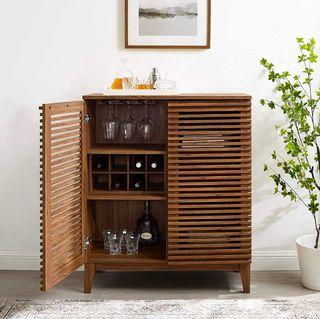 Mid-century Design Bar Cabinet