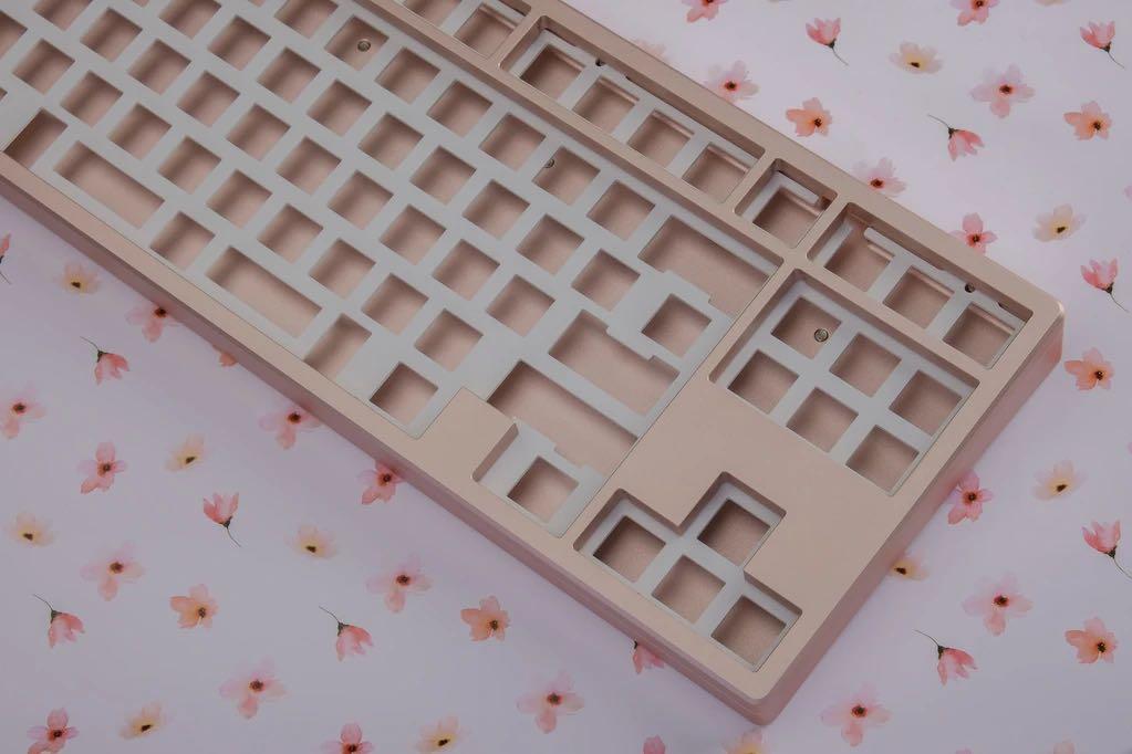 Monokei KFE CE (Blush Pink) Custom Mechanical Keyboard, Computers