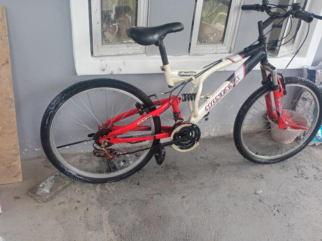 Mtb montana full suspension retro, Sports Equipment, Bicycles \u0026 Parts,  Bicycles on Carousell