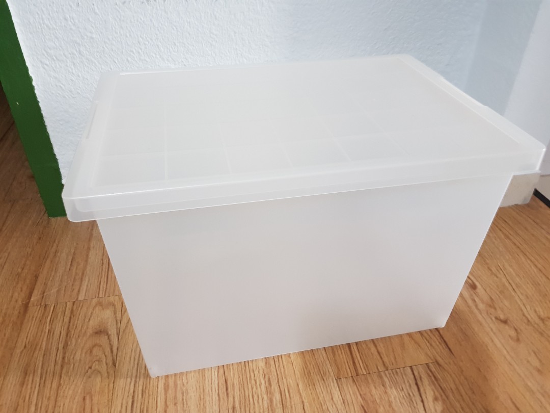 Muji PP Storage Box with lid, Furniture & Home Living, Home Improvement